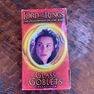 Lord of the Rings Glass Goblet. Anwen the Elf. Lights Up.